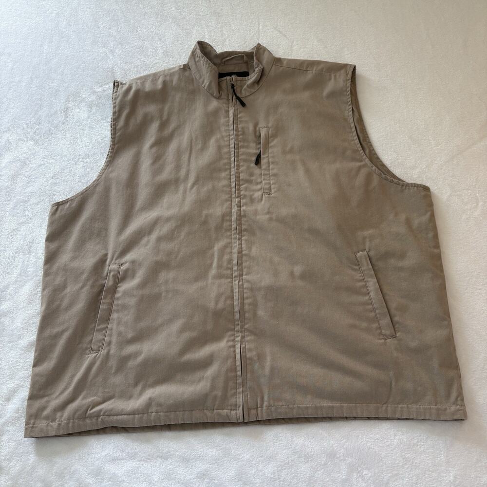 Rothco Undercover Travel Vest Men 3XL Khaki Multi-Pocket Full Zip Utility